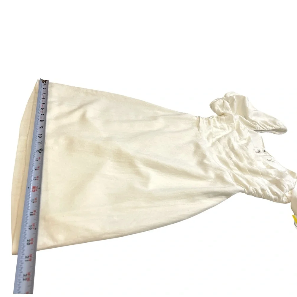 Cinq à Sept‎ Odele Puff Sleeve Mini Body-con Dress, Off White, Size Small